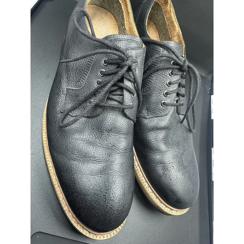 Timberland Mens Black Leather Waterproof Oxford Dress Shoes Lace Up Size 9.5 410